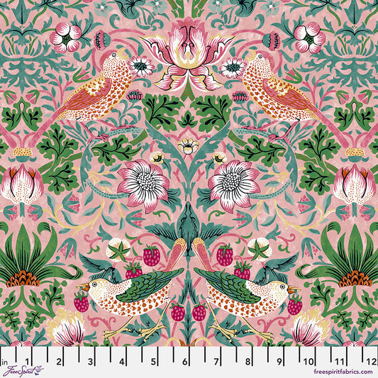 Bedford Park by Morris & Co - Strawberry Thief - Blush - PWWM001.BLUSH