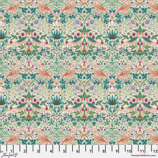 Bedford Park by Morris & Co - Mini Strawberry Thief - PWWM002.MINERAL