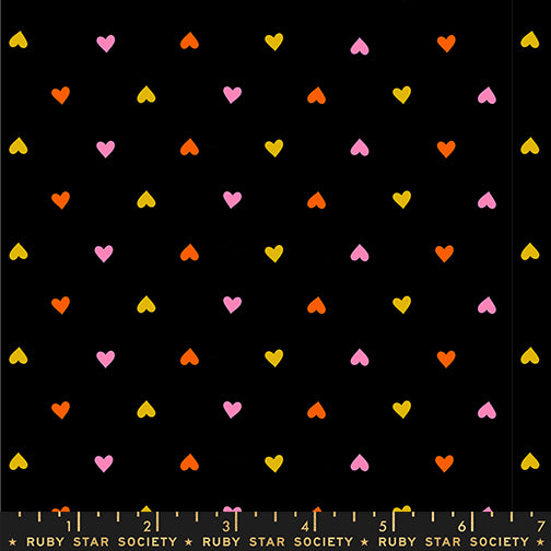 Trinketry by Melody Miller for Ruby Star Society - Hearts in Black - RS0091-36