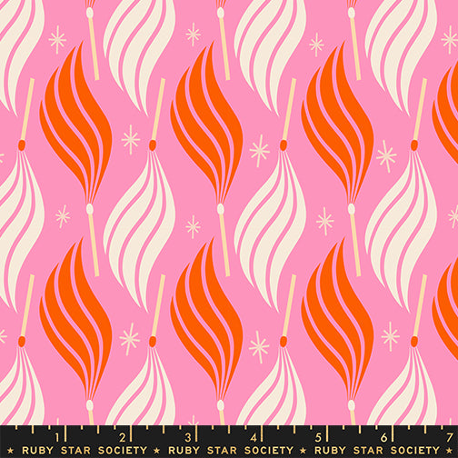 Trinketry by Melody Miller for Ruby Star Society - Lit Flame - Flamingo - RS0113-15