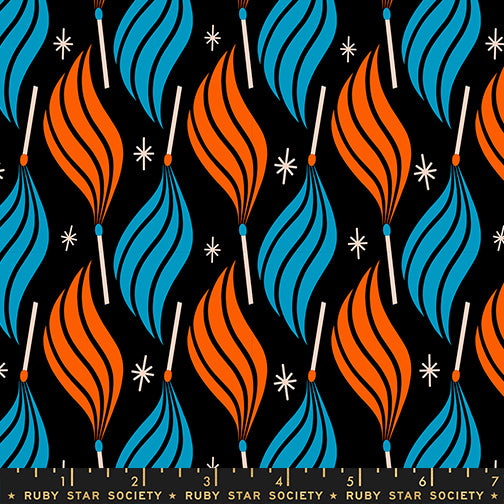 Trinketry by Melody Miller for Ruby Star Society - Lit Flame - Black - RS0113-17