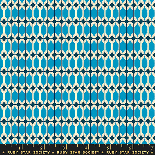 Trinketry by Melody Miller for Ruby Star Society - Geometric Matchbook - Bright Blue - RS0115-16