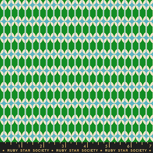 Trinketry by Melody Miller for Ruby Star Society - Geometric Matchbook - Deep Verdant - RS0115-17