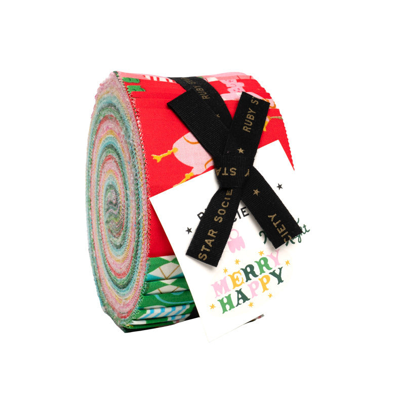 Merry Happy by Kimberly Kight for Ruby Star Society - Jelly Roll