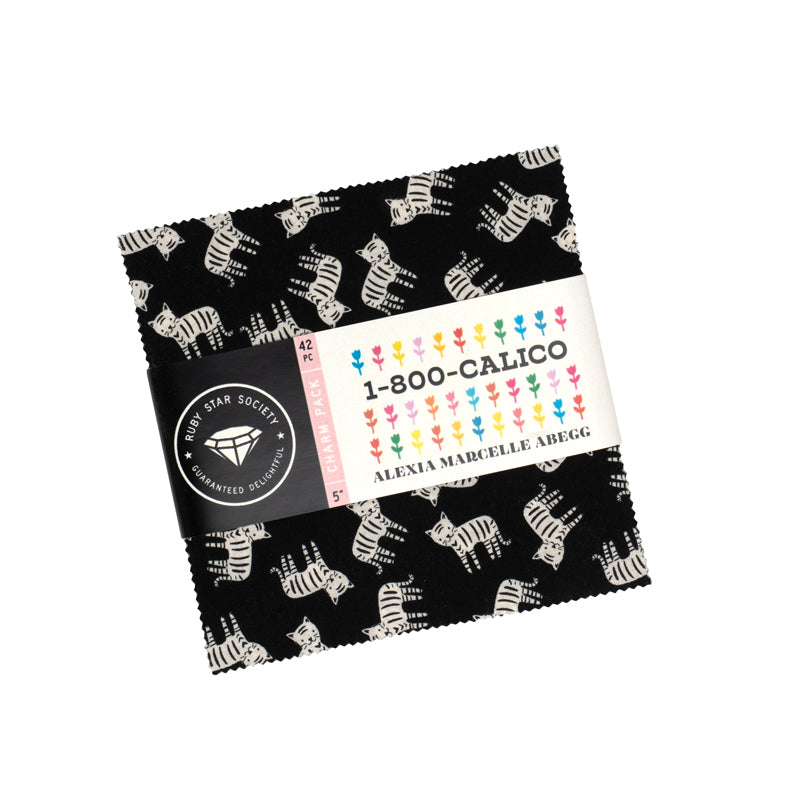 1-800 Calico Charm Pack 5 inch fabric squares by Ruby Star Society