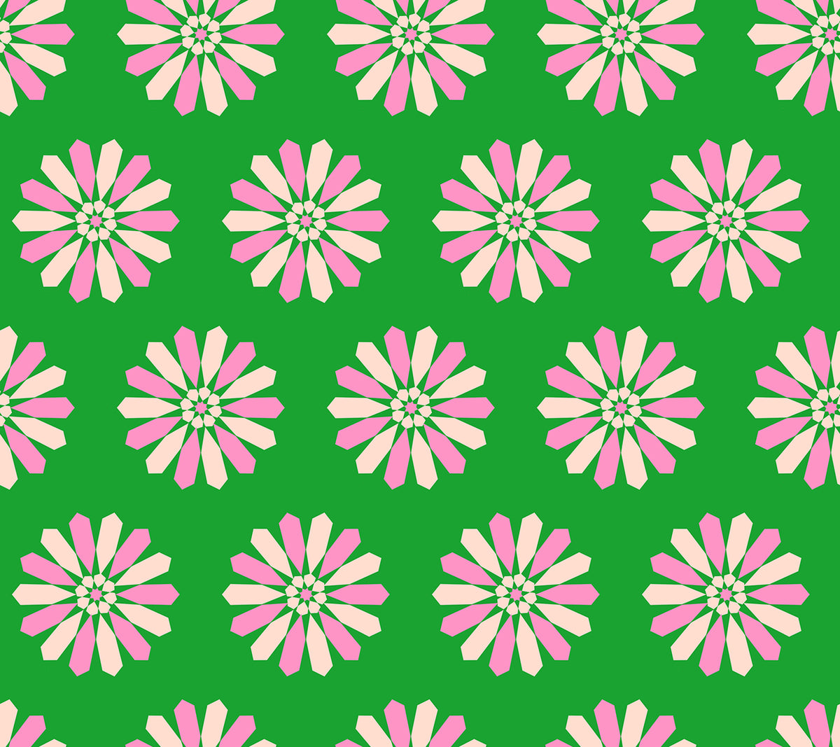 Sparkle Mart Freshly Picked Deep Verdant fabric by Melody Miller for Ruby Star Society