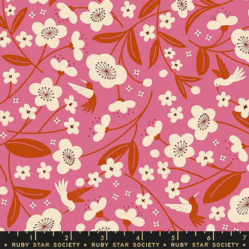 Persimmon by Rashida Coleman Hale for Ruby Star Society - Blossoms - Hibiscus - RS1121-11