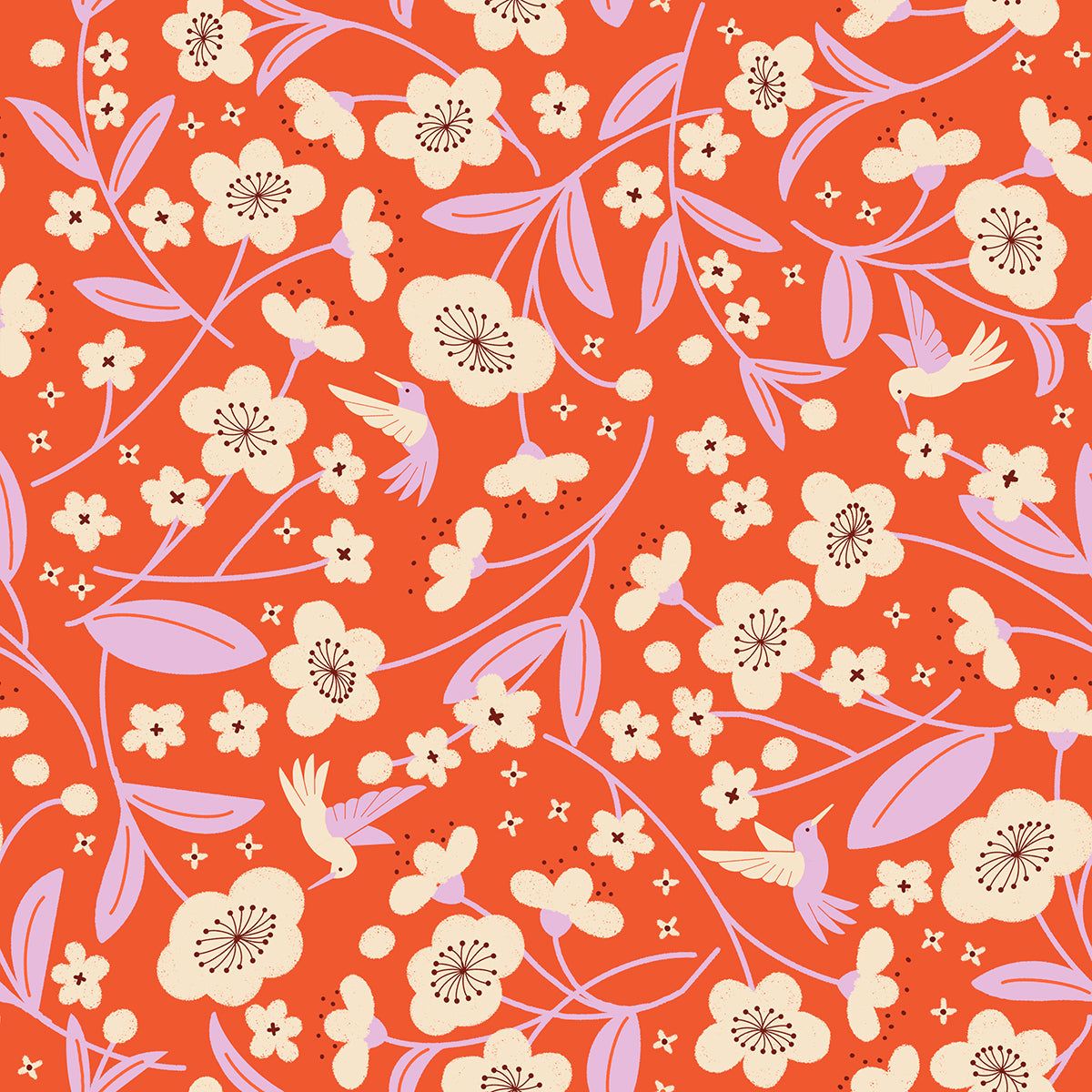 Persimmon by Rashida Coleman Hale for Ruby Star Society - Blossoms - Warm Red - RS1121-12