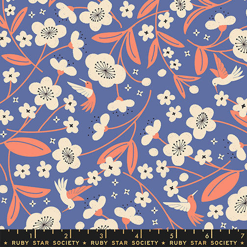Persimmon by Rashida Coleman Hale for Ruby Star Society - Blossoms - Twilight - RS1121-14