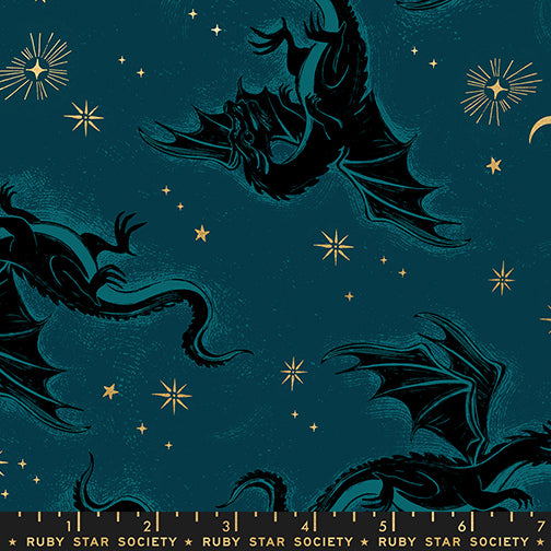 Fireglow - Etched Dragons Metallic Dragon Fantasy - Galaxy - SKU:RS2131-14M