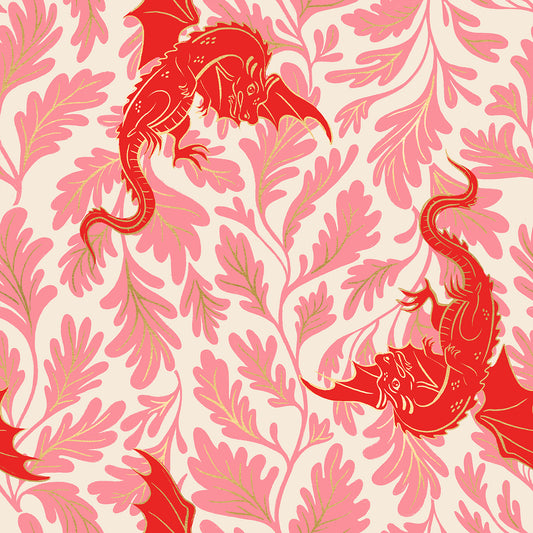 Fireglow - Dragon Lair Metallic - Dark Ruby - SKU:RS2132-12M