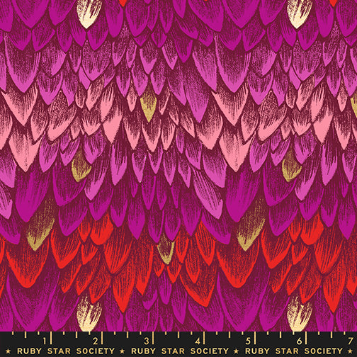 Fireglow - Scales/Feathers - Rose Metallic  - SKU:RS2134-11