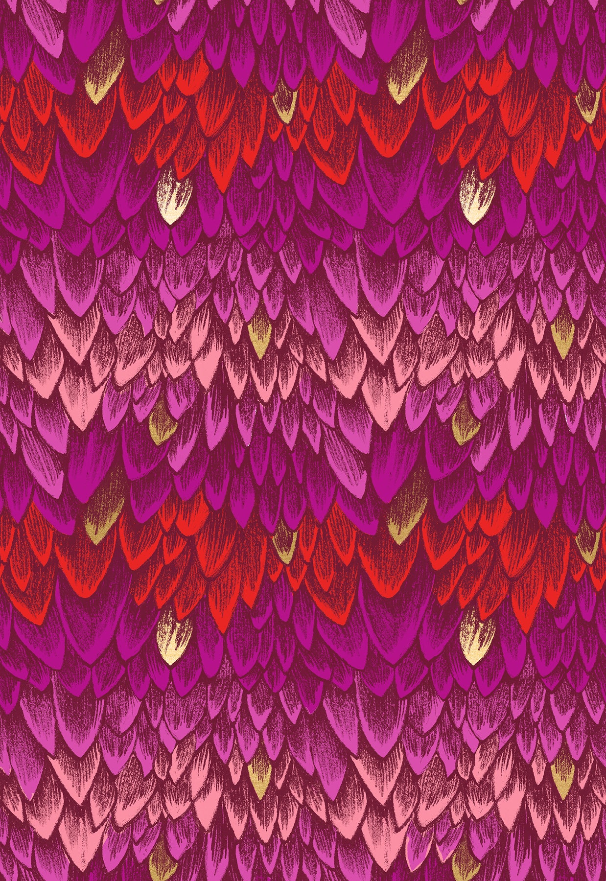 Fireglow - Scales/Feathers - Rose Metallic  - SKU:RS2134-11