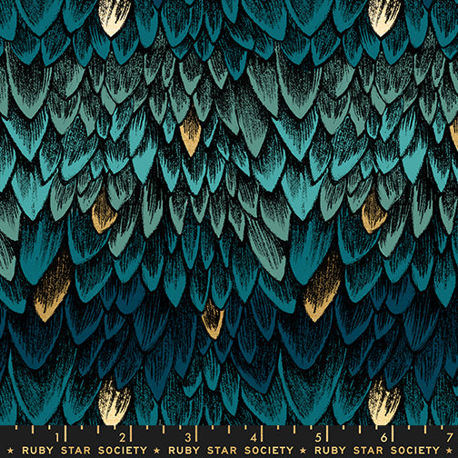 Fireglow - Scales/Feathers - Galaxy Metallic  - SKU:RS2134-13M