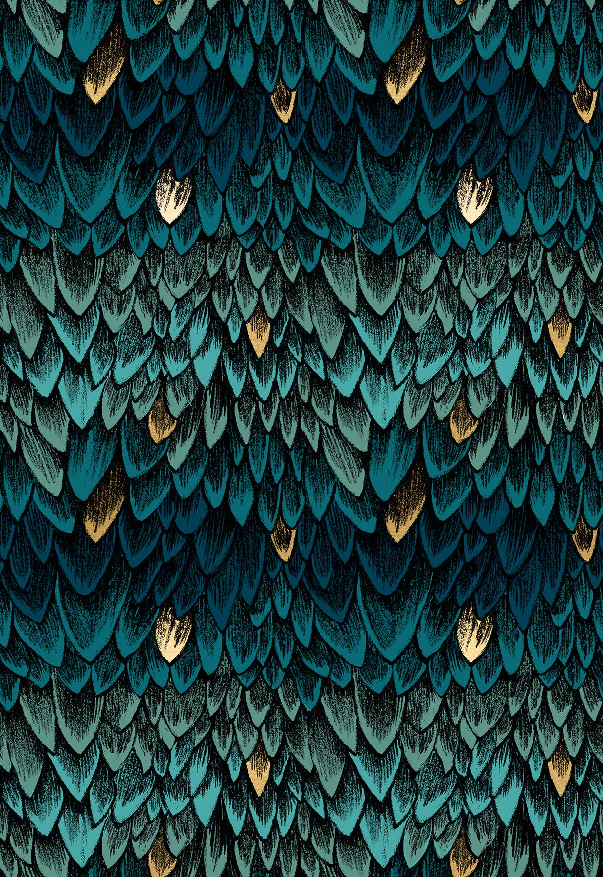 Fireglow - Scales/Feathers - Galaxy Metallic  - SKU:RS2134-13M