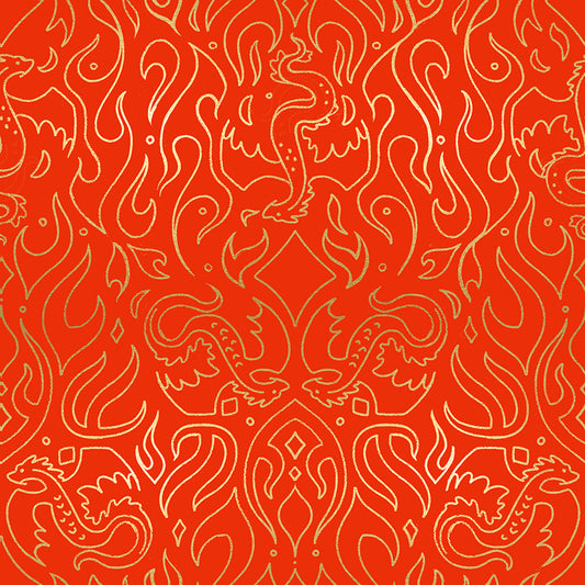 Fireglow - Scribe - Dark Ruby Metallic - SKU:RS2137-12M
