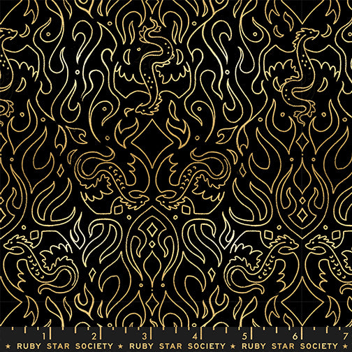 Fireglow - Scribe - Black Metallic - SKU:RS2137-15M