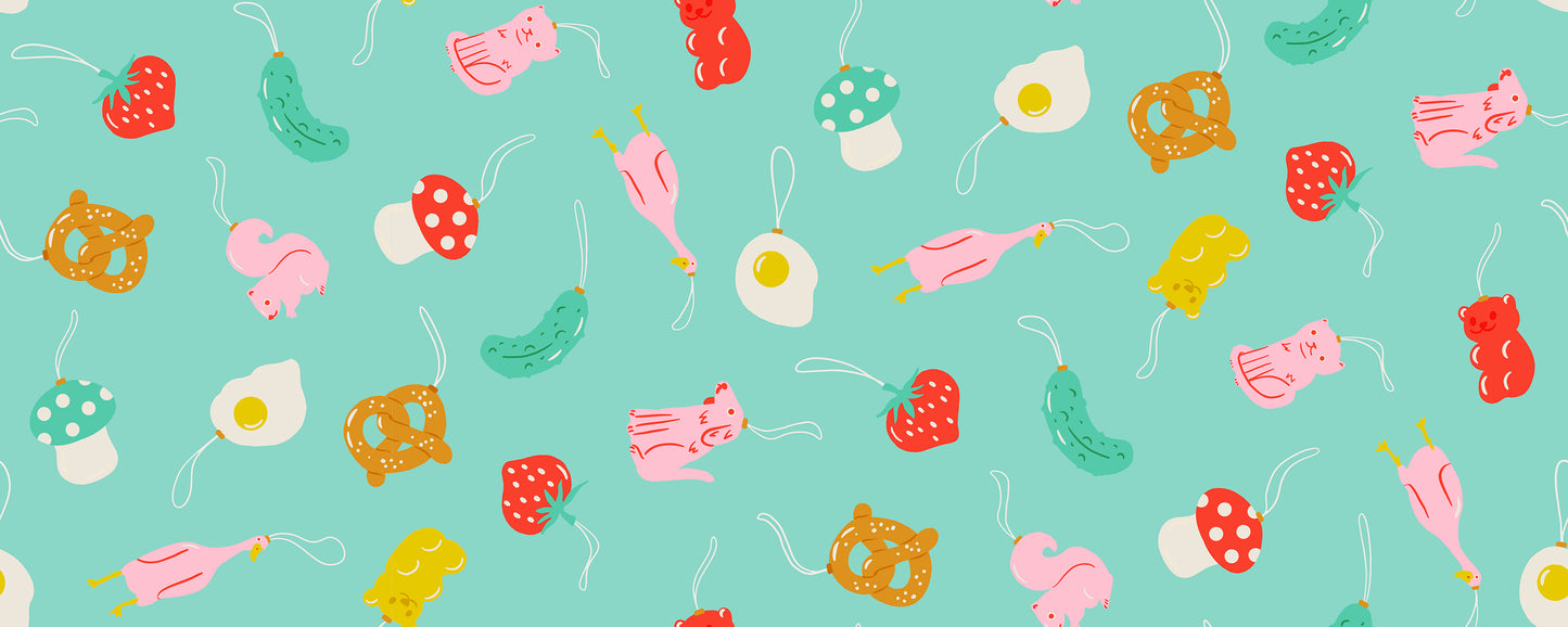 Merry Happy by Kimberly Kight for Ruby Star Society - Find the Pickle - Frost - RS3097-14