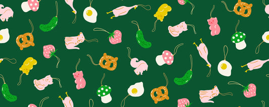 Merry Happy by Kimberly Kight for Ruby Star Society - Find the Pickle - Jade Metallic - RS3097-15M