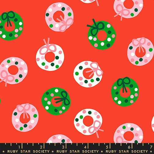 Merry Happy by Kimberly Kight for Ruby Star Society - Bough Down - Lollipop - RS3099-14