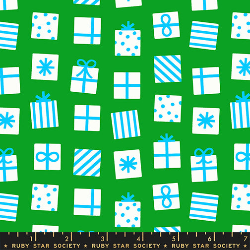 Merry Happy by Kimberly Kight for Ruby Star Society - Secret Santa - Verdant - RS3100-18