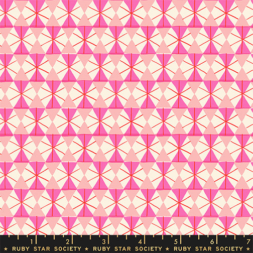 Merry Happy by Kimberly Kight for Ruby Star Society - Happy Hexie - Lipstick - RS102-13