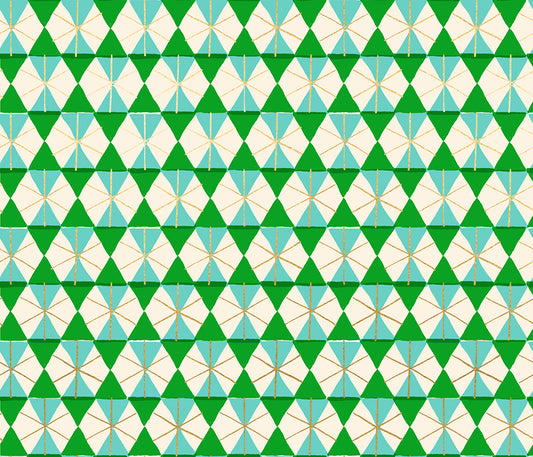 Merry Happy by Kimberly Kight for Ruby Star Society - Happy Hexie - Verdant - RS102-16M