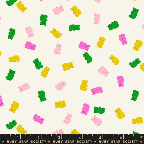 Merry Happy by Kimberly Kight for Ruby Star Society - Gummy Bears - Natural - RS3104-11