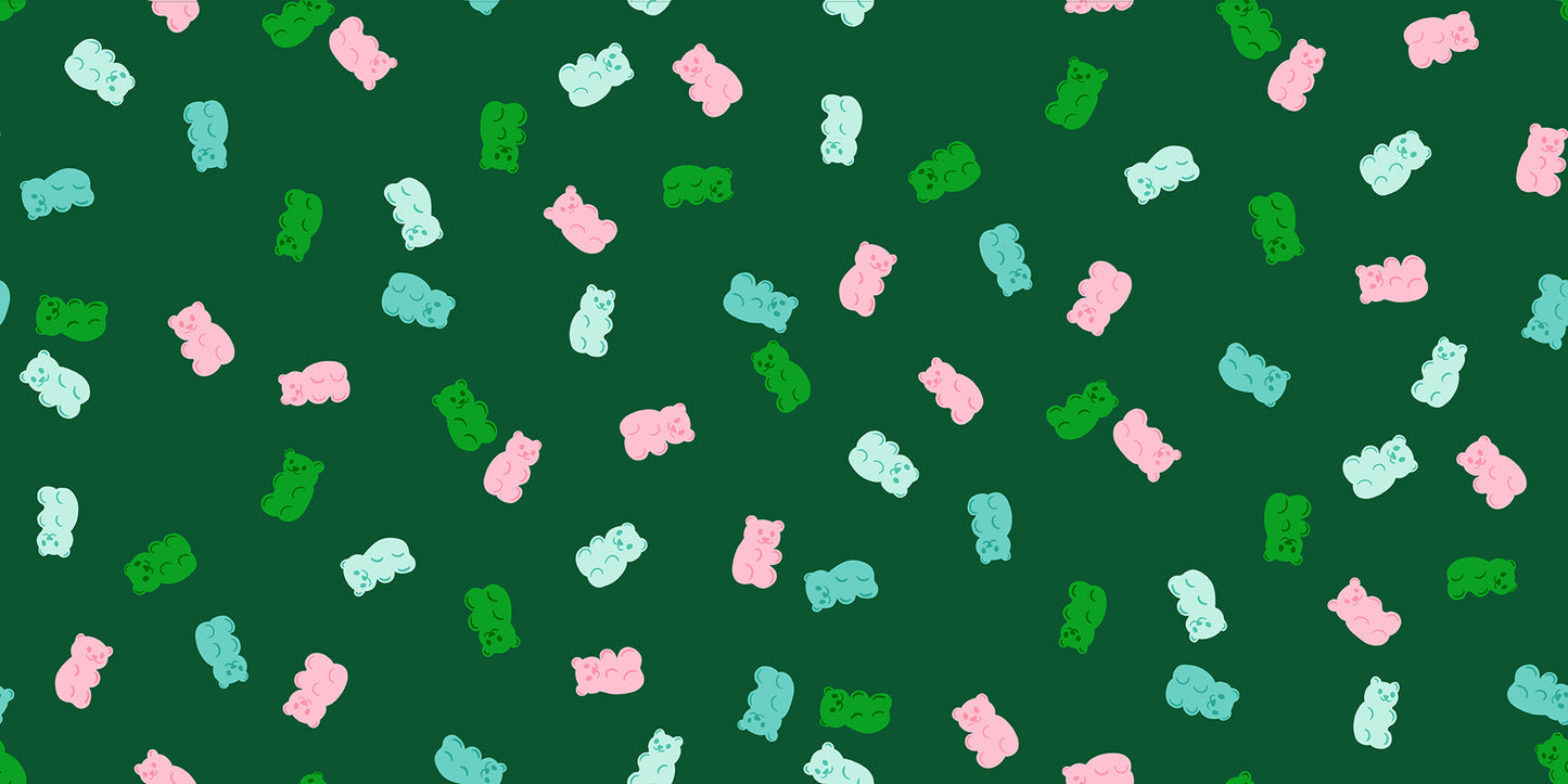 Merry Happy by Kimberly Kight for Ruby Star Society - Gummy Bears - Jade - RS3104-14