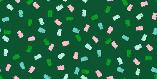 Merry Happy by Kimberly Kight for Ruby Star Society - Gummy Bears - Jade - RS3104-14