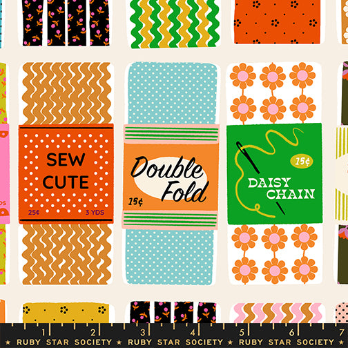 Sew Cute in Shell fabric from 1-800-Notion by Ruby Star Society
