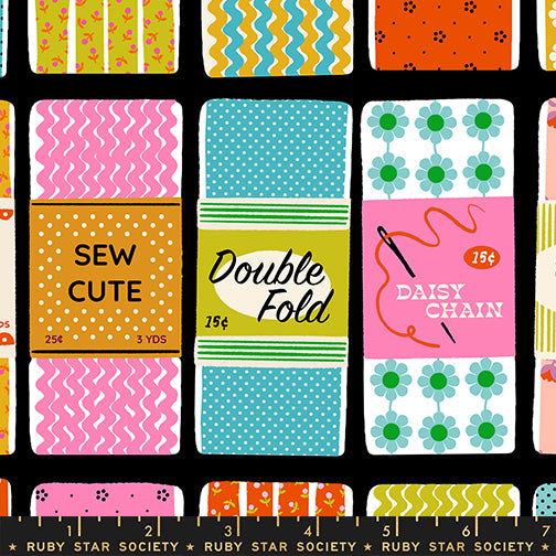 Sew Cute in Soft Black – 1-800 Notion by Ruby Star Society