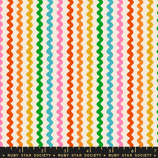 Ric Rac in Shell vintage sewing notions print on shell