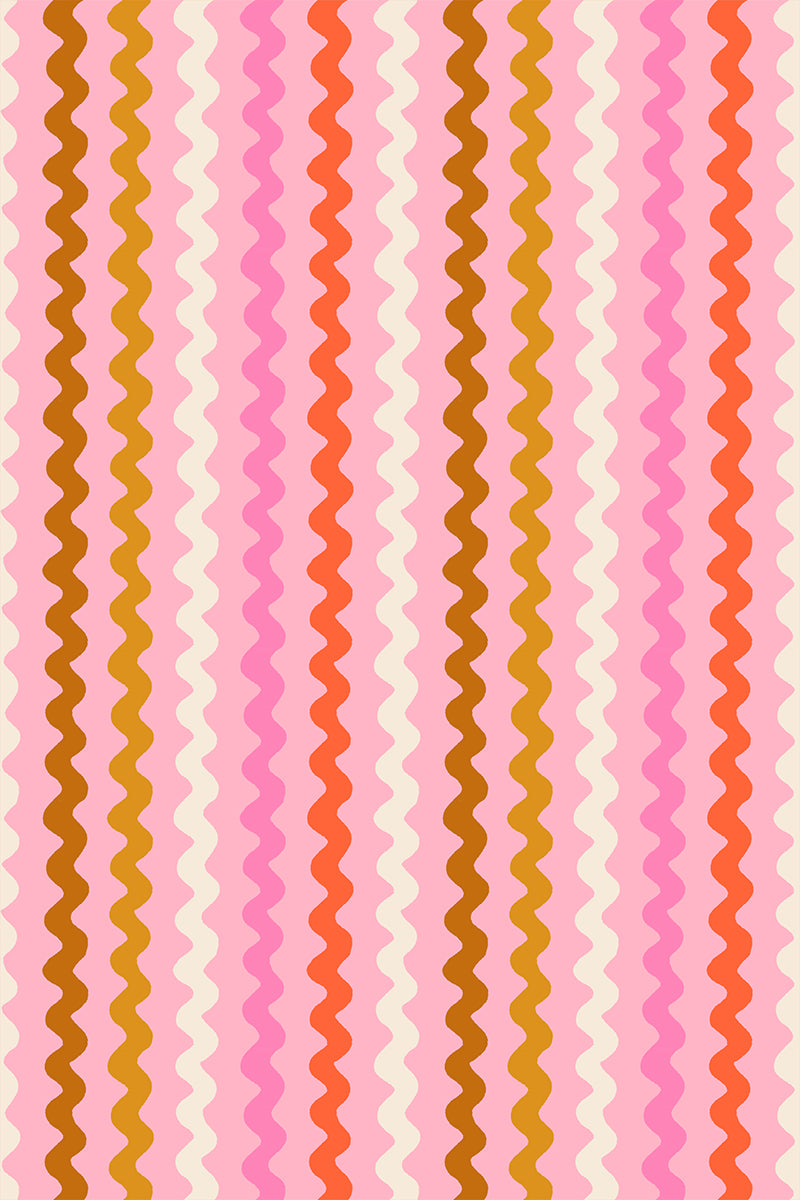 Ric Rac in posy quilting cotton showing full print repeat