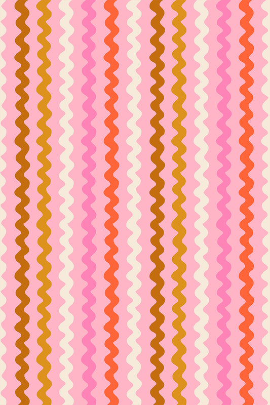 Ric Rac in posy quilting cotton showing full print repeat