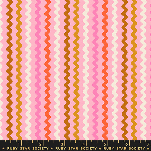 Ric Rac in posy fabric from 1-800 Notion by Ruby Star Society
