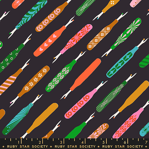 Seam Rippers in Soft Black fabric from 1-800 Notion by Ruby Star Society