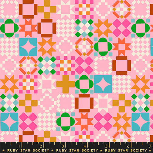 Quilty as Charged in Posy fabric from 1-800 Notion by Ruby Star Society