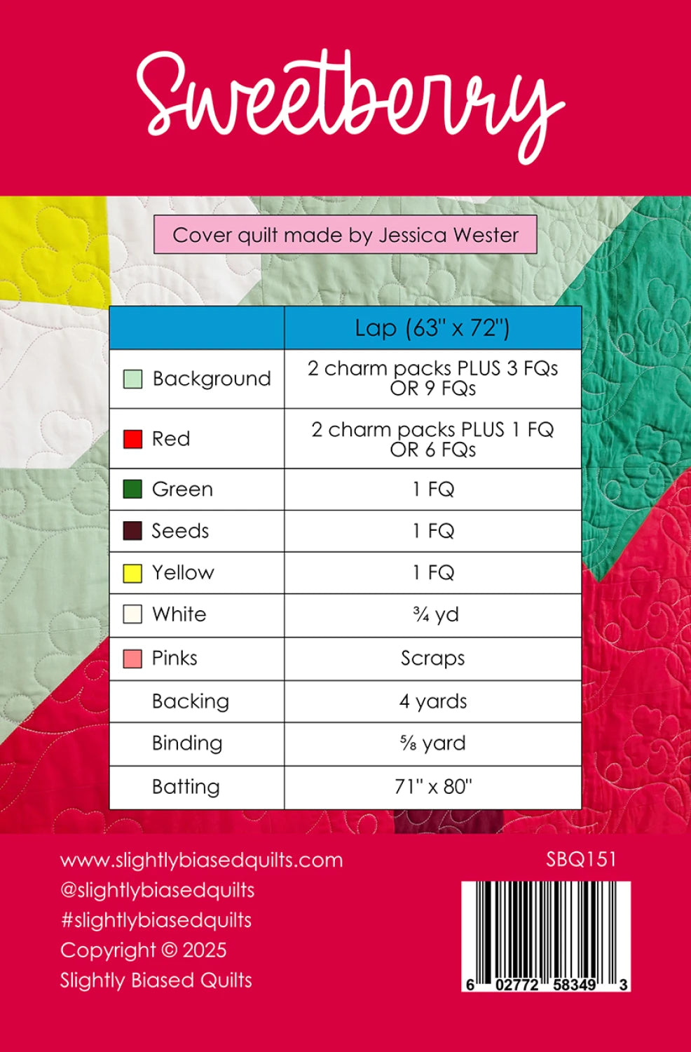 Sweet Berry Quilt Pattern