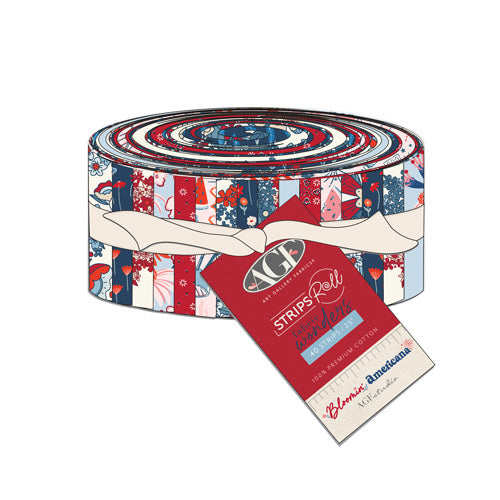 Bloomin Americana - 2.5" Strips Fabric Wonders by Art Gallery Studios