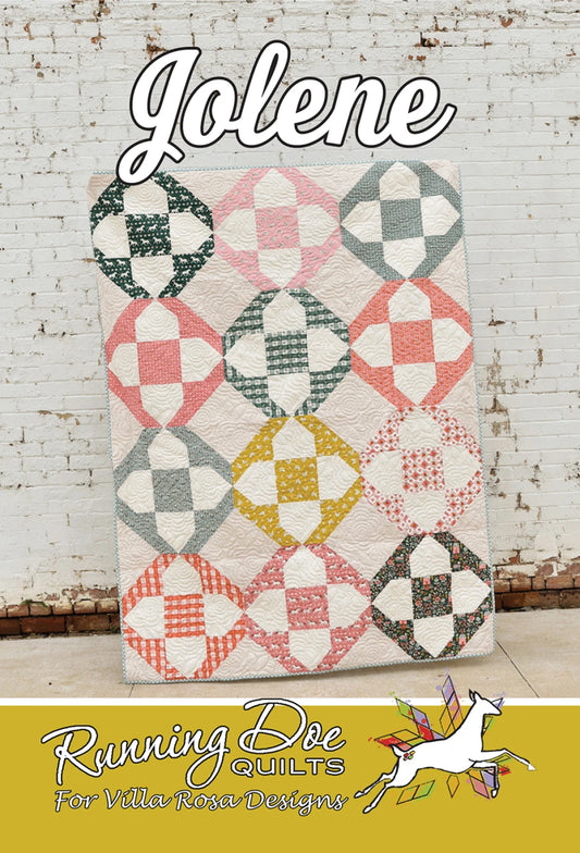 Jolene Quilt Pattern by Running Doe Quilts for Villa Rosa Design