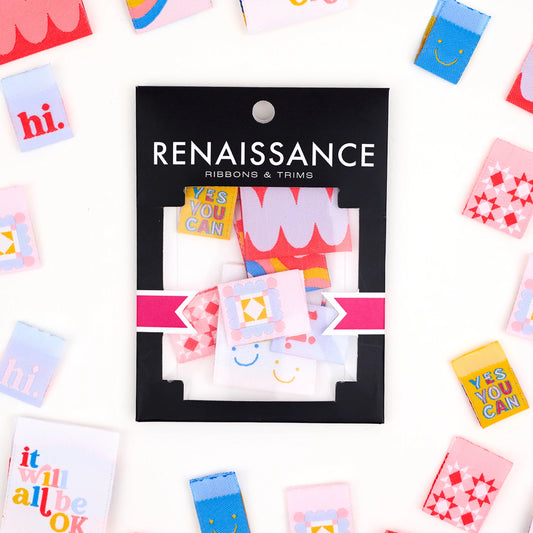 Playful Woven Label Pack - Renaissance Ribbons