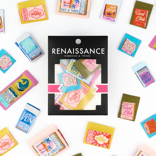 Matchbook Makerie Label Pack - Renaissance Ribbons