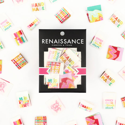 Good Vibes Label Pack - Renaissance Ribbons