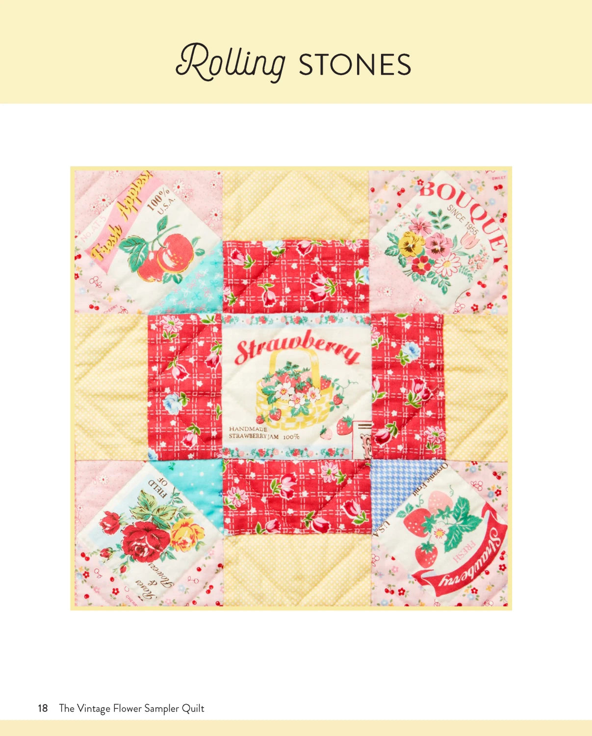 The Vintage Flower Sampler Quilt Book