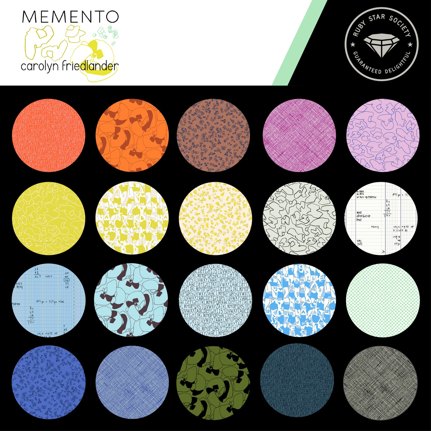 Memento by Carolyn Friedlander for Ruby Star Society - Jelly Roll - RS8000JR