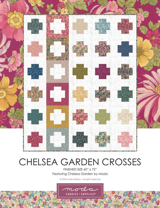 Free Quilt Pattern - Chelsea Garden Crosses - Quilt Pattern by Moda