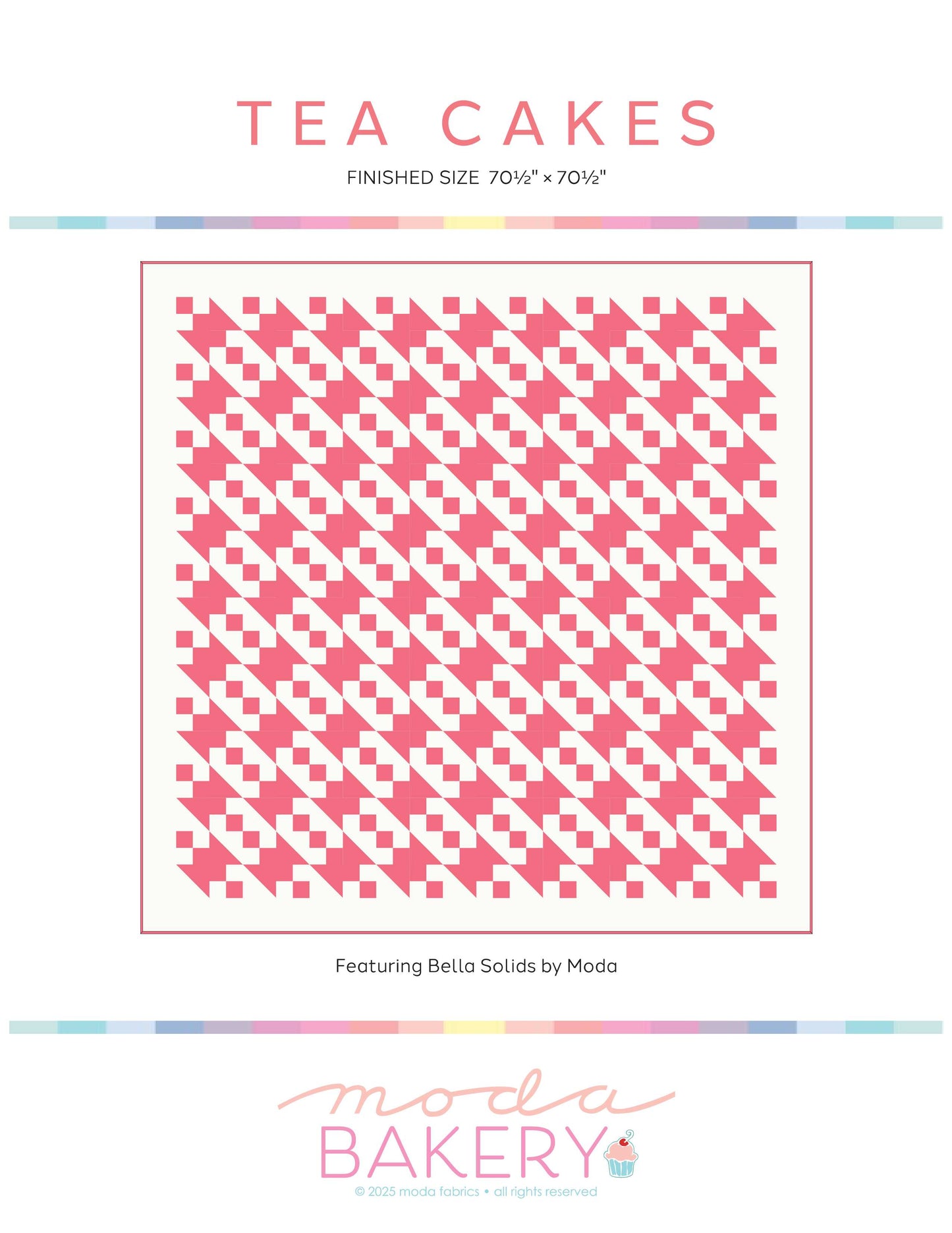 Free Quilt Pattern - Tea Cakes featuring Moda Bella Solids